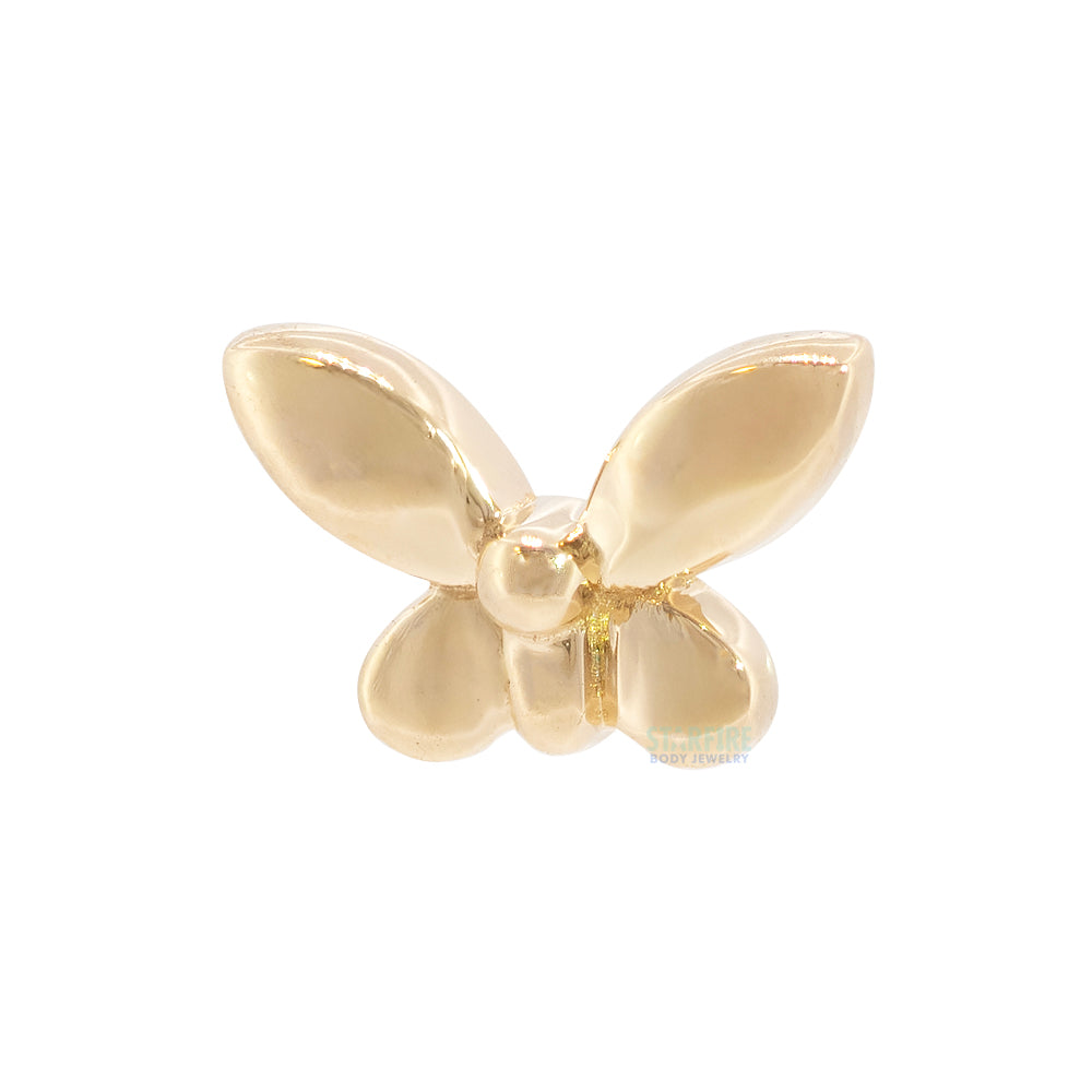 "Tink Butterfly" Threaded End in Gold