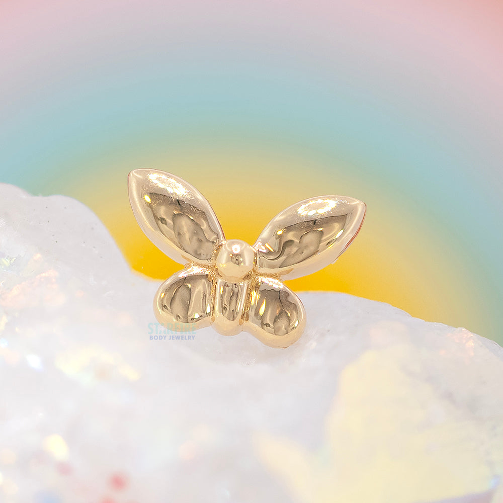 threadless: "Tink Butterfly" Pin in Gold