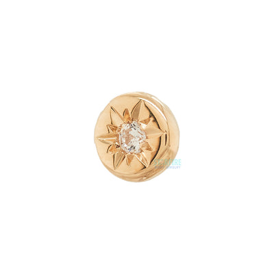 threadless: "Lark" End in Gold with CZ
