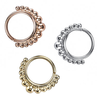 Graduating "Latchmi" Seam Ring in Gold