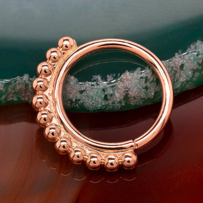 "Latchmi" Seam Ring in Gold