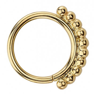 "Latchmi" Seam Ring in Gold