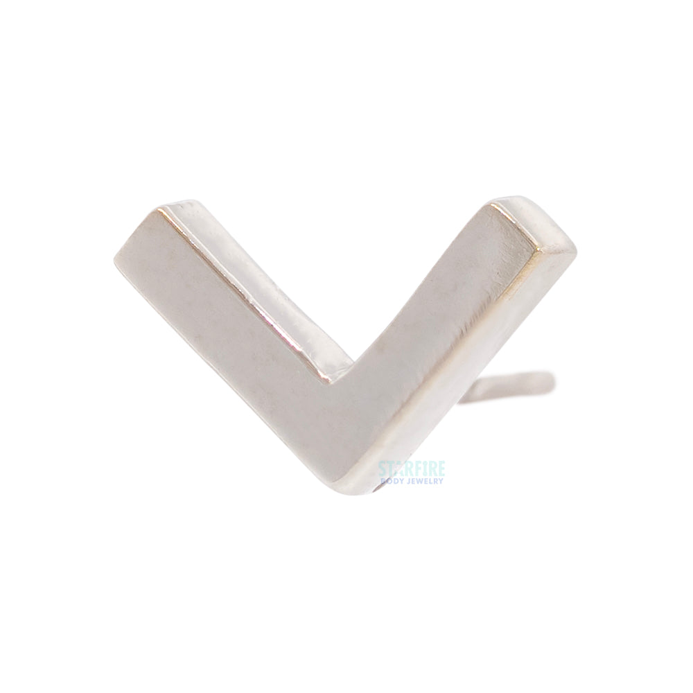 BVLA - Body Vision threadless: Flat V Pin in Gold – Starfire Body ...