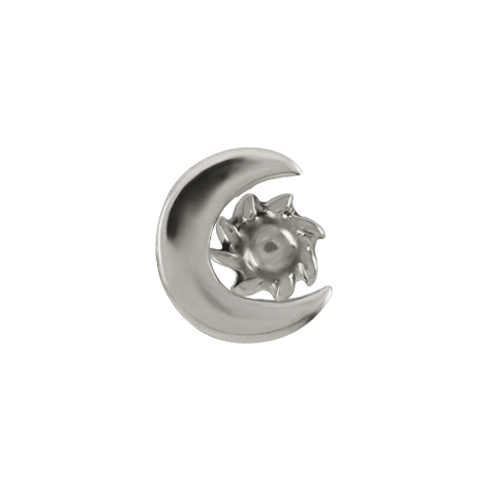 threadless: Moon & Sun Pin in Gold
