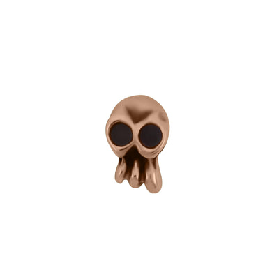 threadless: "Skull Duggery" Pin in Gold