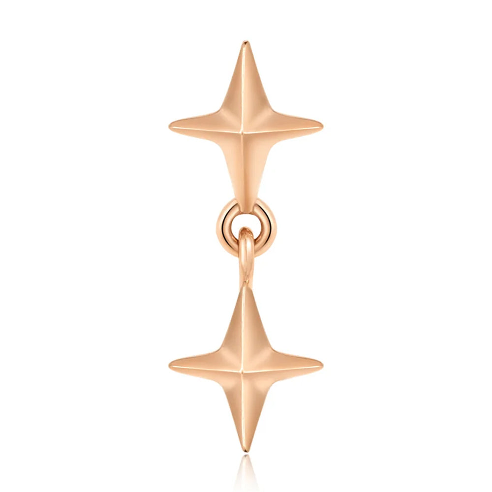 threadless: "North Star" End with Dangle in Gold