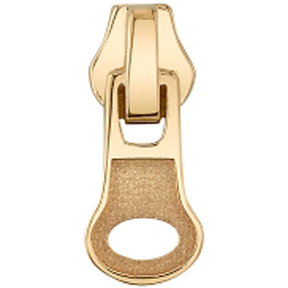 Zipper Threaded End in Gold