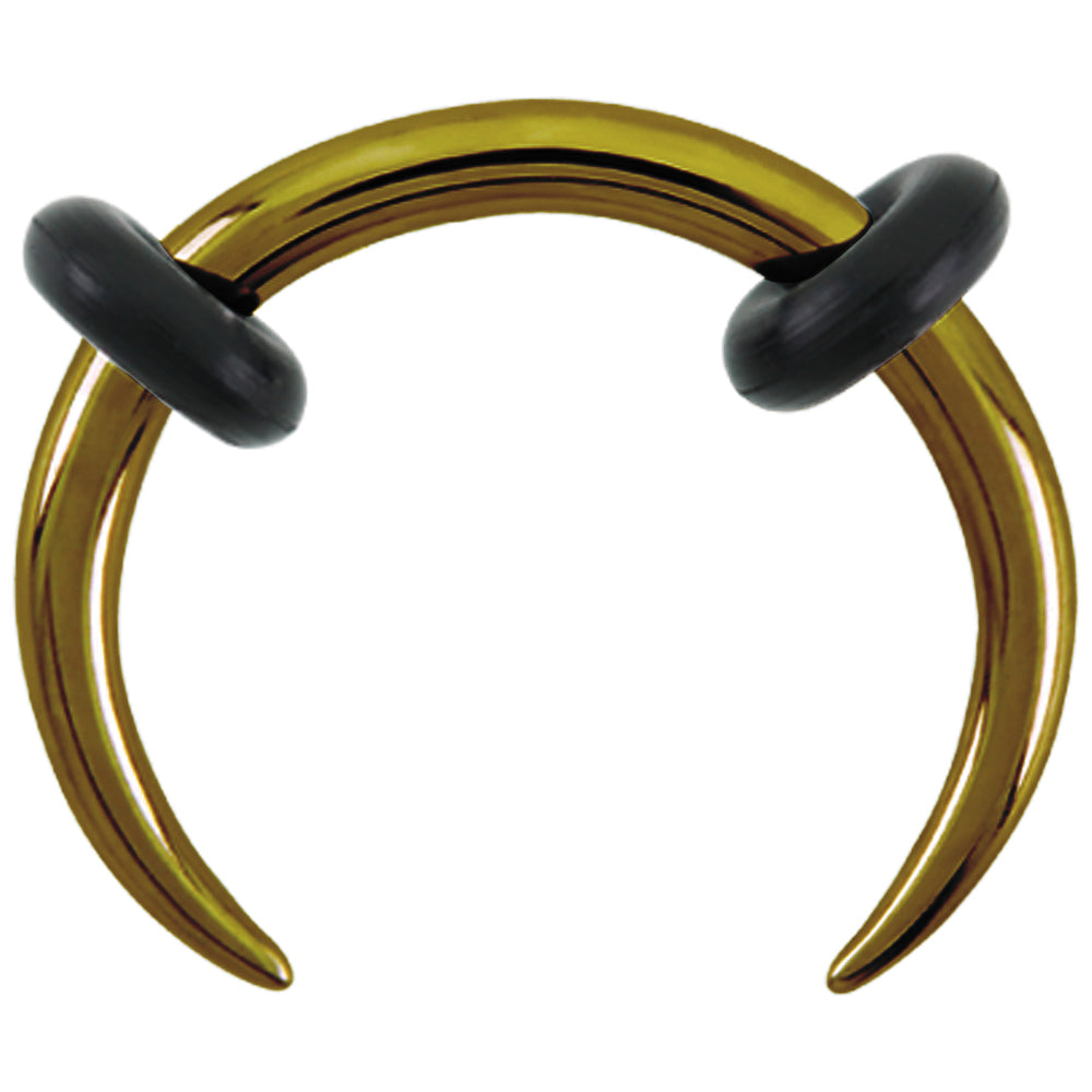 Titanium Circular Tusk - Brown