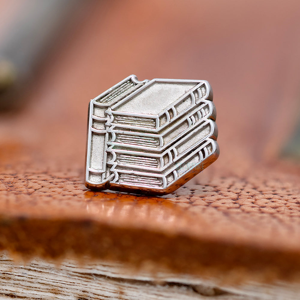 threadless: Stack of Books End in Gold