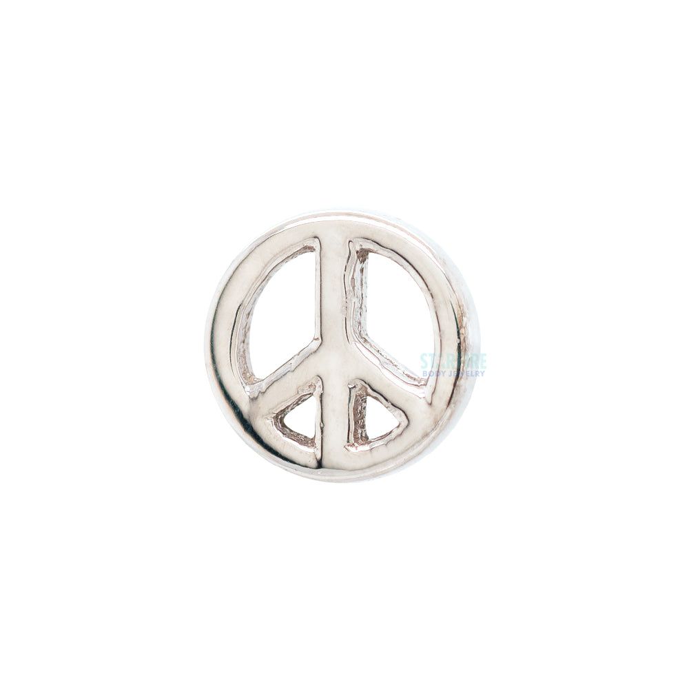 threadless: "Peace!" Sign Pin in Gold