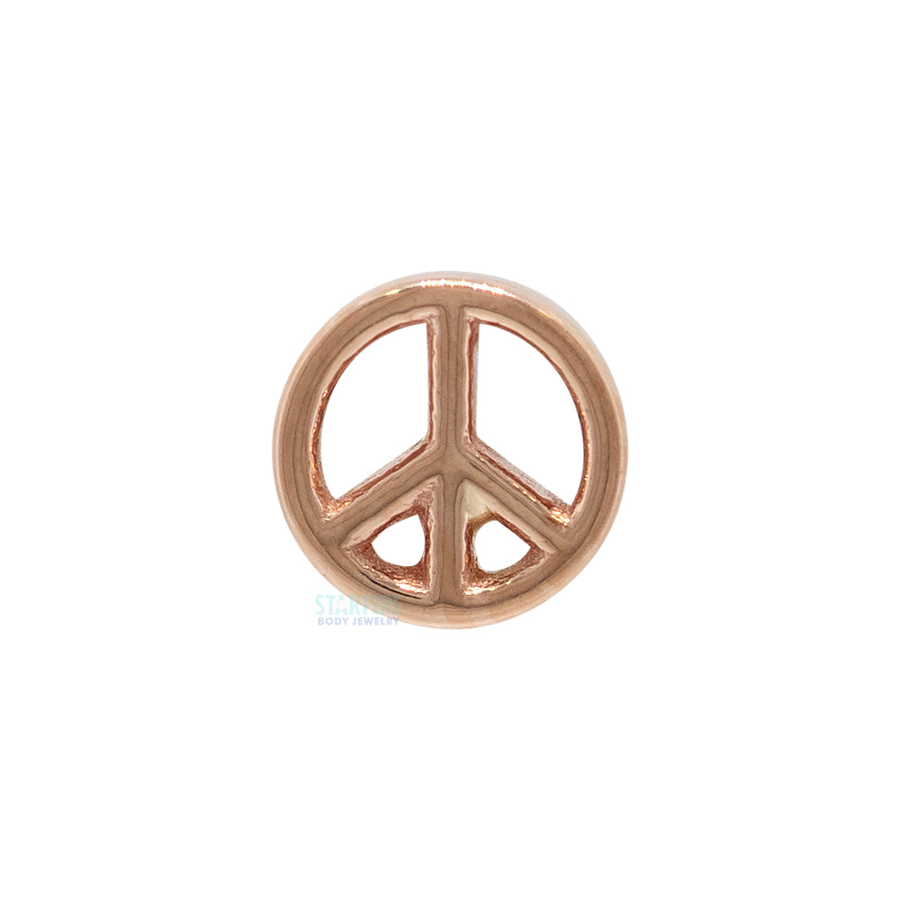 threadless: "Peace!" Sign Pin in Gold & Platinum