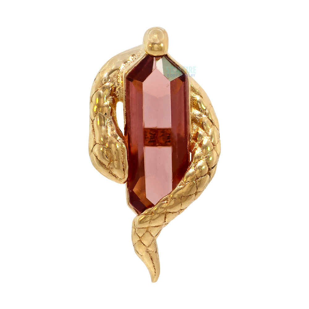 threadless: "Eve Was Framed" End in Gold with Garnet