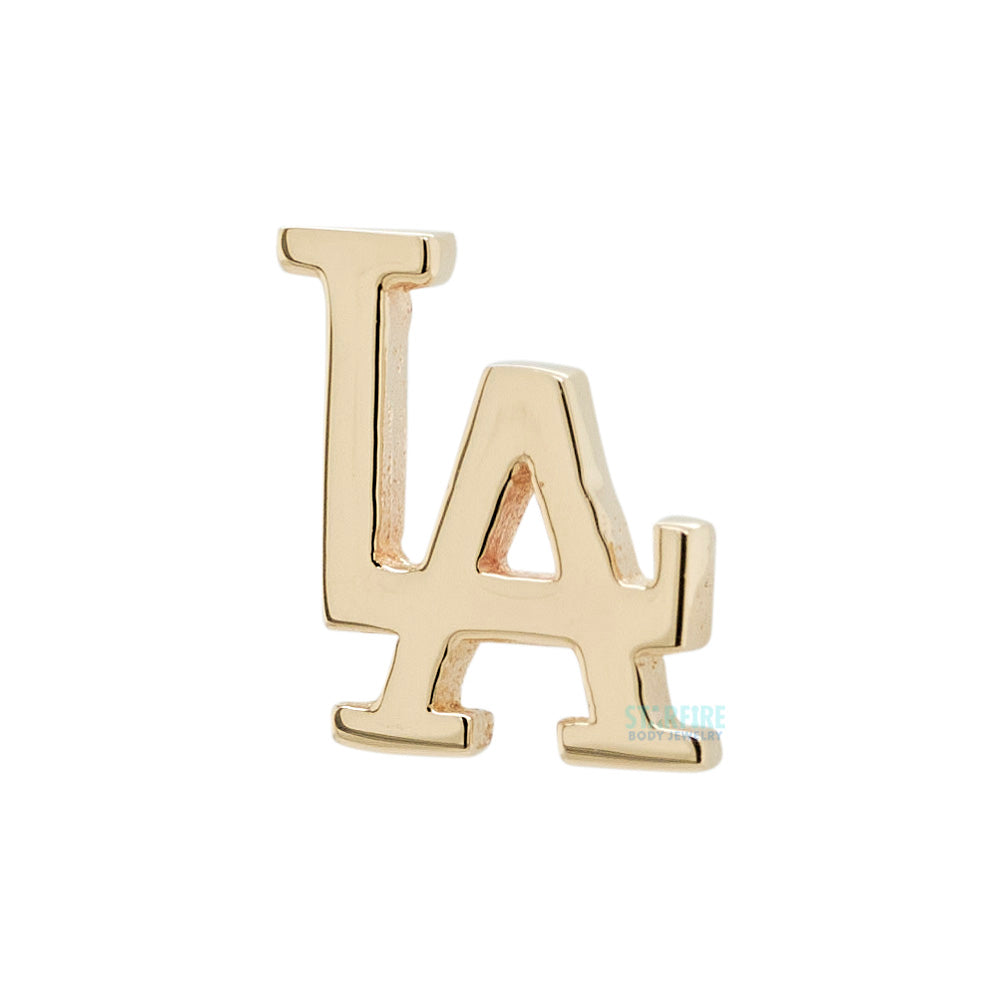 Los Angeles Threaded End in Gold