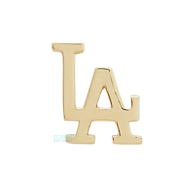 Los Angeles Threaded End in Gold