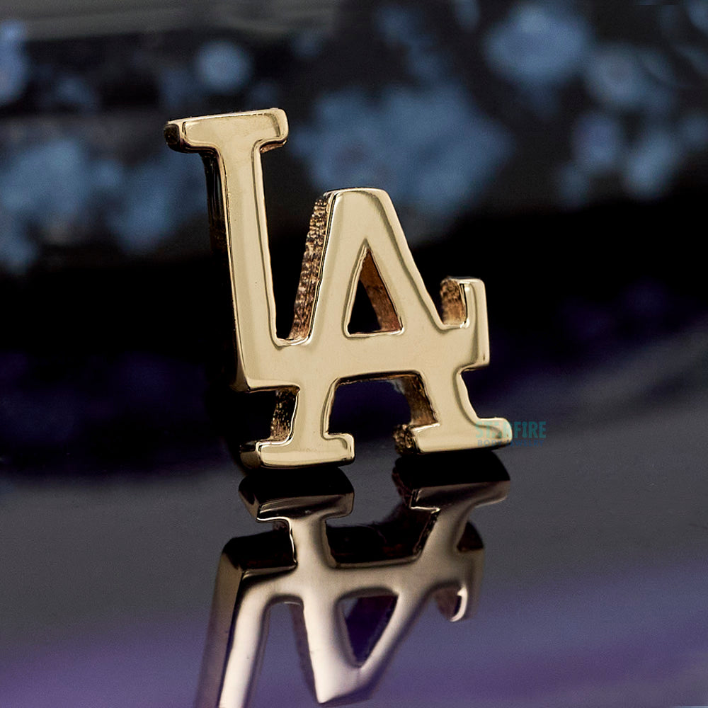 Los Angeles Threaded End in Gold