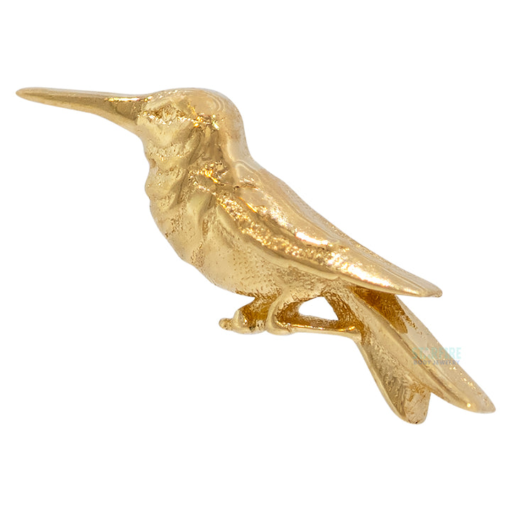 "Hummingbird 2" Threaded End in Gold