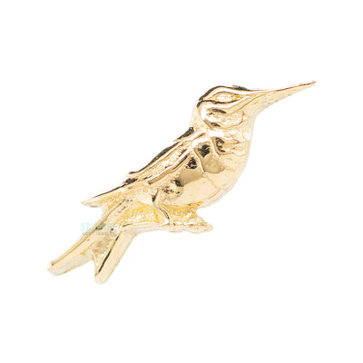 "Hummingbird 2" Threaded End in Gold