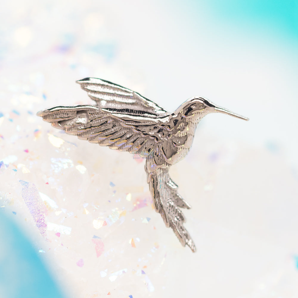 "Hummingbird 1" Threaded End in Gold