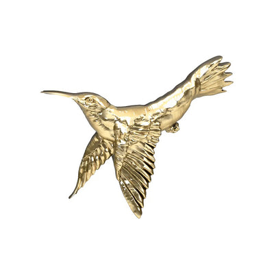 "Hummingbird 3" Threaded End in Gold