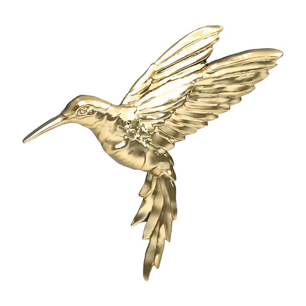 "Hummingbird 1" Threaded End in Gold