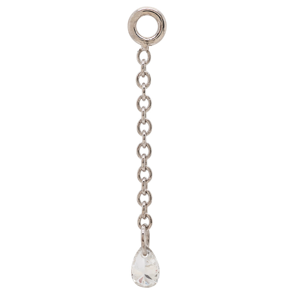 "Algea" Chain Charm in Gold with DIAMOND