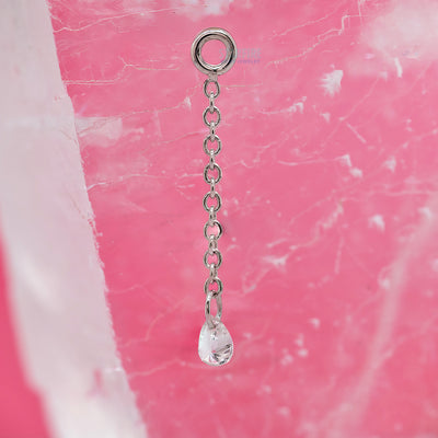 "Algea" Chain Charm in Gold with DIAMOND