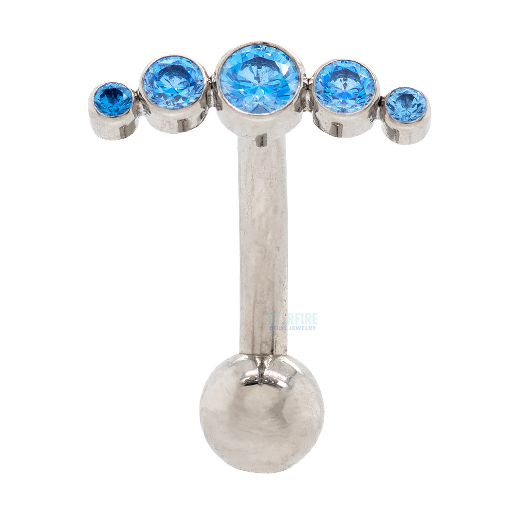 "Sparkle" Faceted Gem Micro Curve