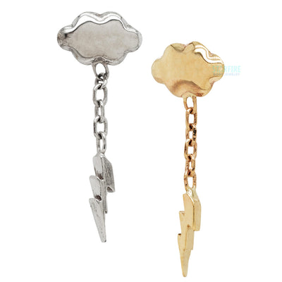 Cumulus 9 Dangle Threaded End in Gold