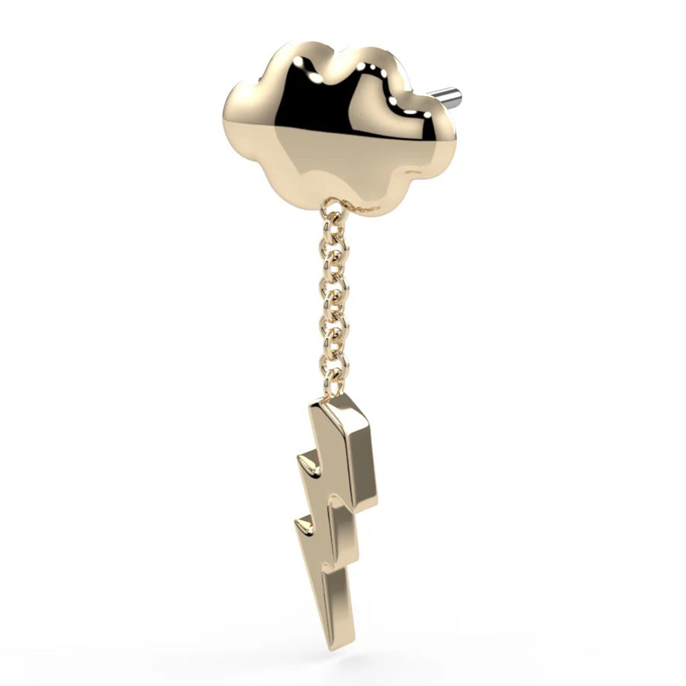 threadless: Cumulus 9 Dangle End in Gold