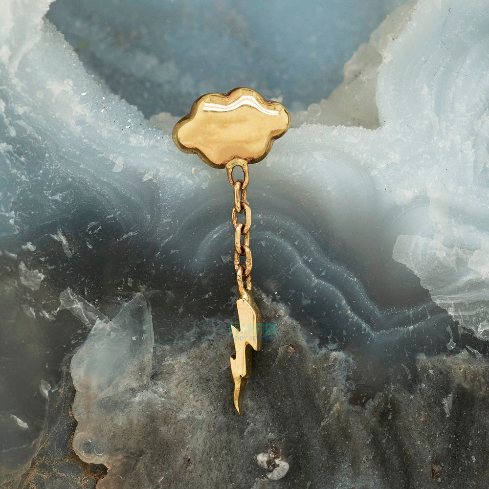 threadless: Cumulus 9 Dangle End in Gold