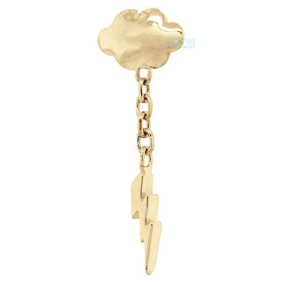 threadless: Cumulus 9 Dangle End in Gold