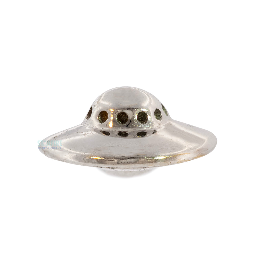 threadless: UFO Pin in Gold