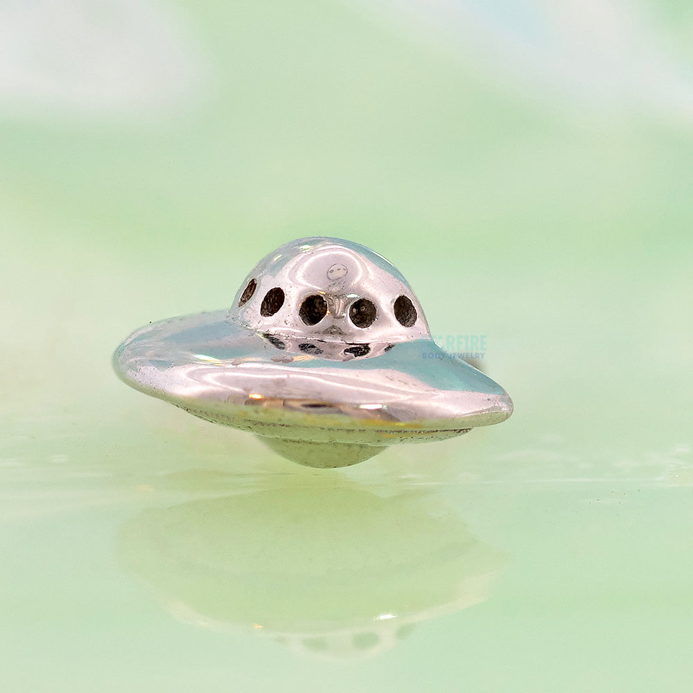 threadless: UFO Pin in Gold
