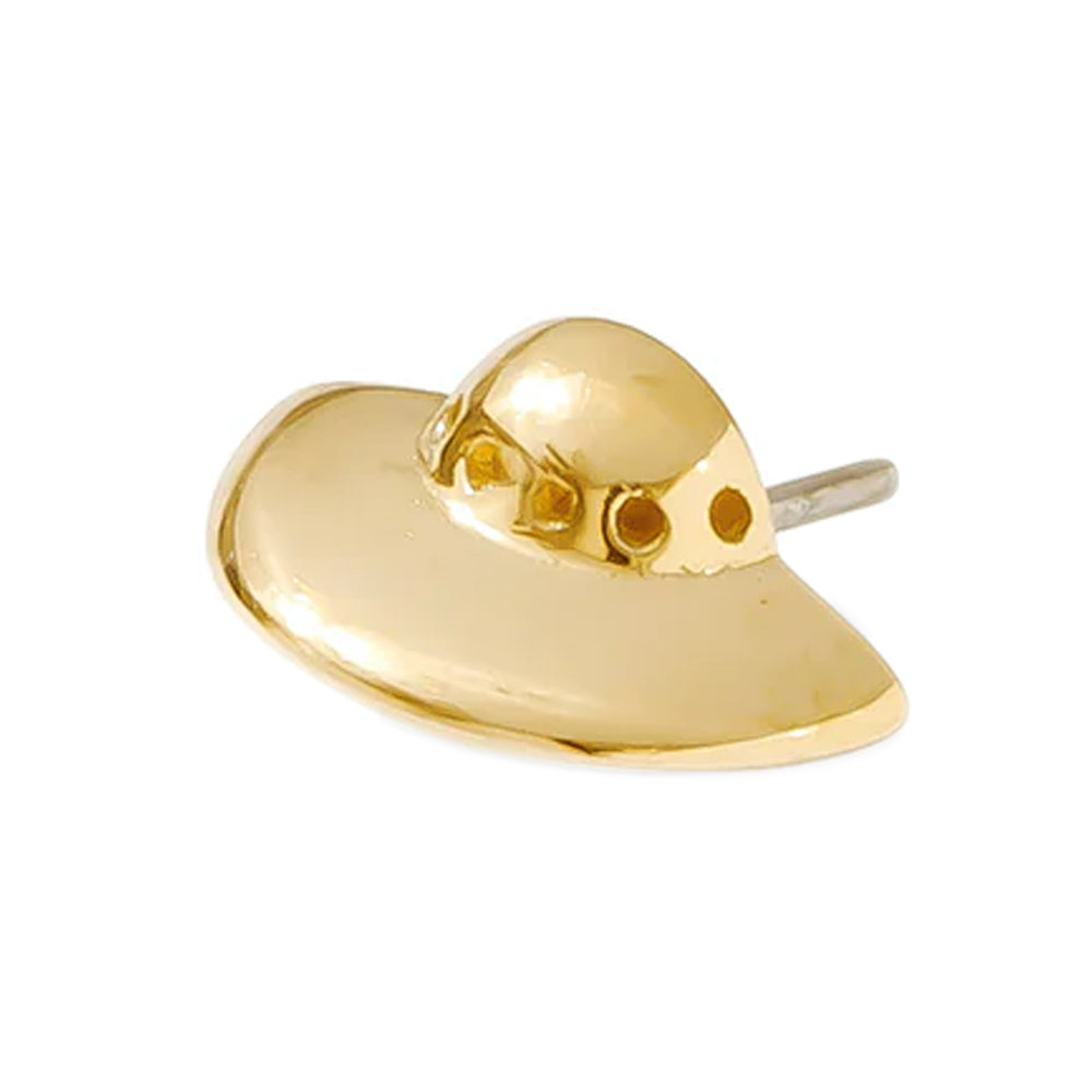 threadless: UFO Pin in Gold