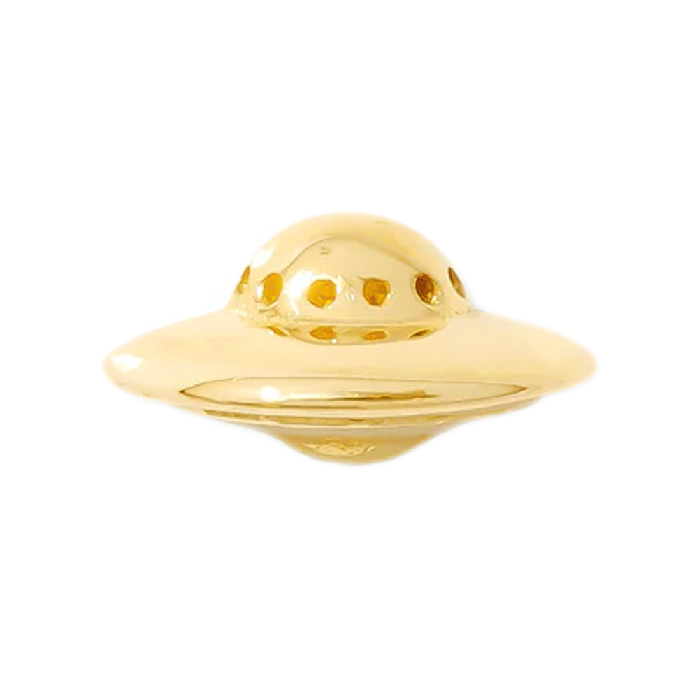 threadless: UFO Pin in Gold