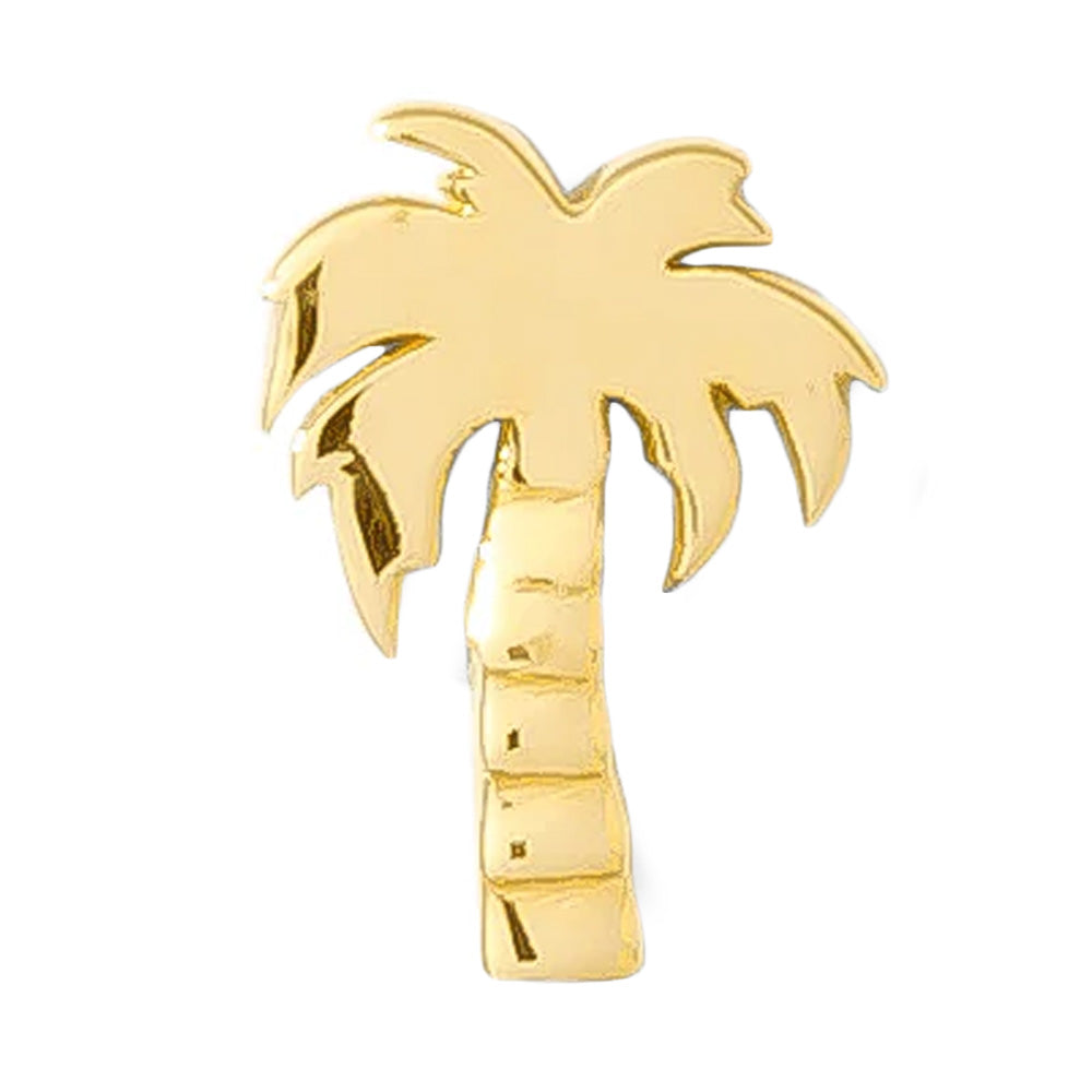 threadless: Palm Tree Pin in Gold