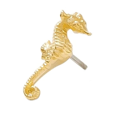 threadless: Seahorse Pin in Gold