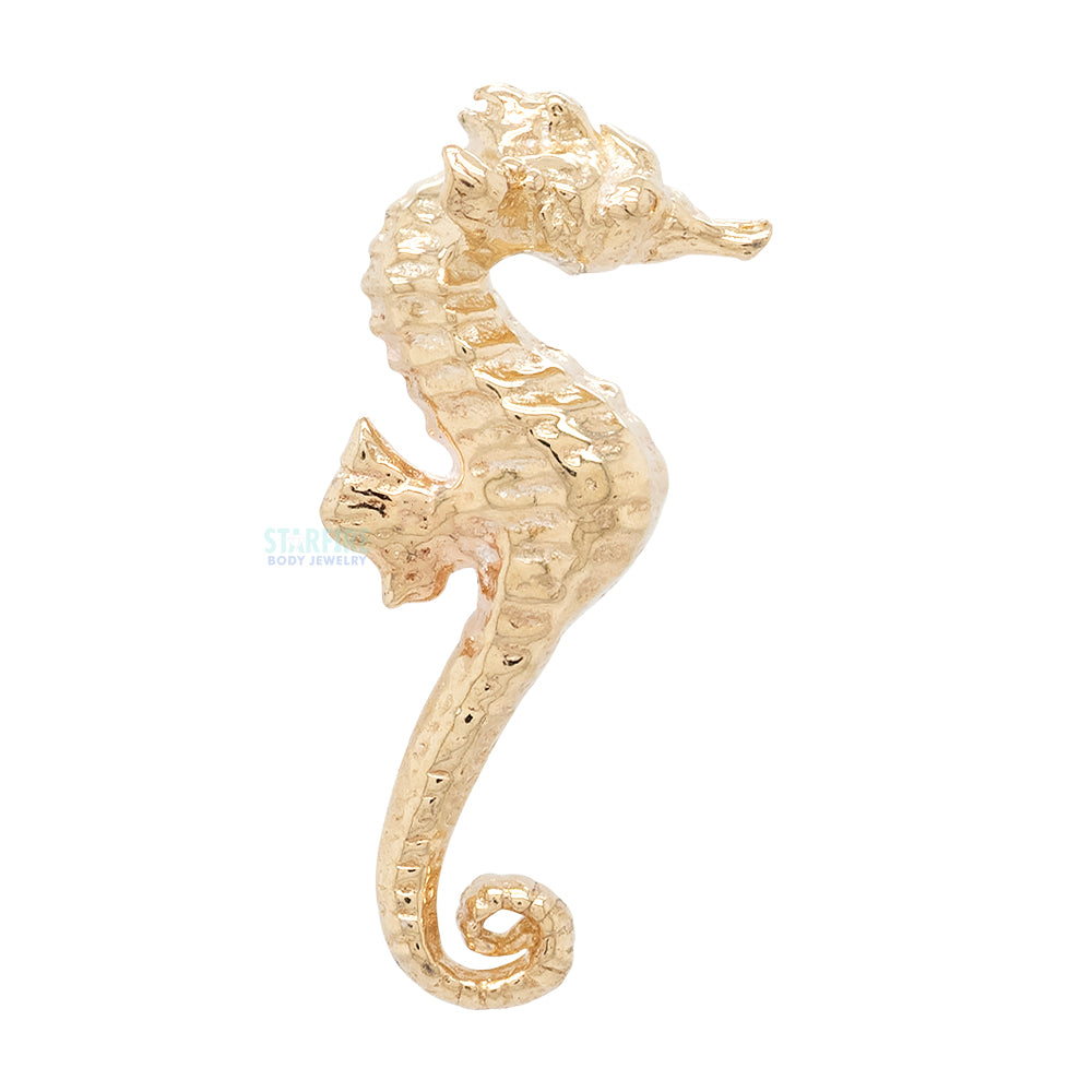 threadless: Seahorse Pin in Gold
