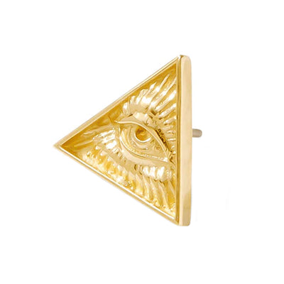 threadless: "Illuminati" Pin in Gold