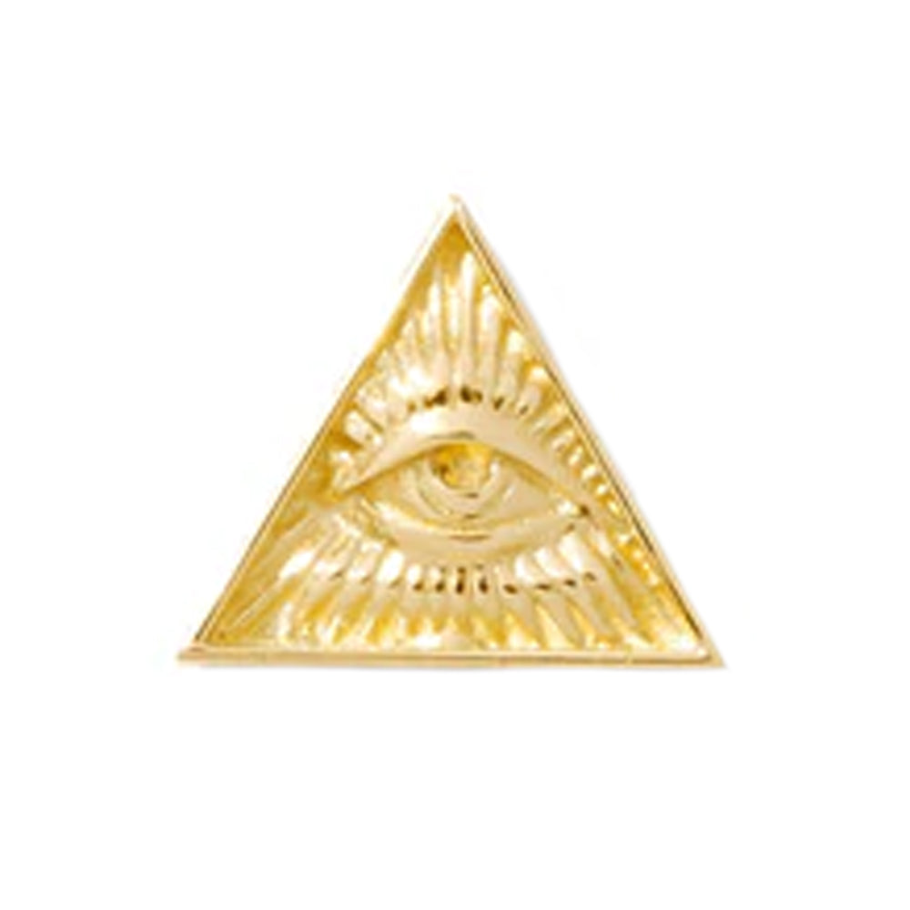 threadless: "Illuminati" Pin in Gold