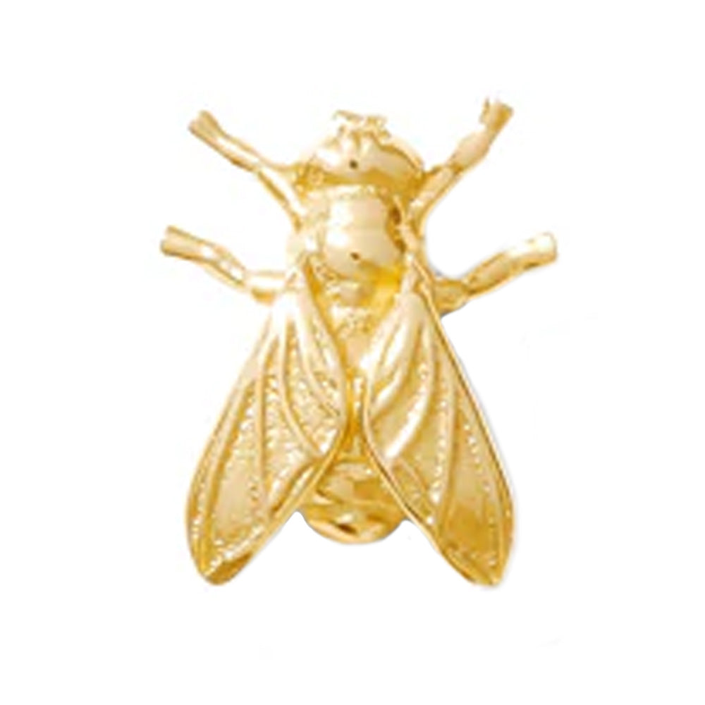 threadless: Fly Pin in Gold