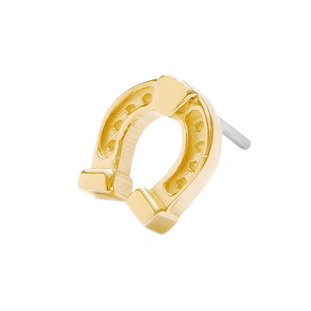 threadless: Horseshoe Pin in Gold