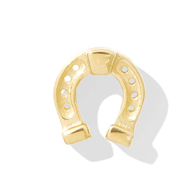 threadless: Horseshoe Pin in Gold