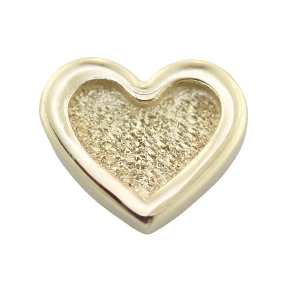 threadless: Stippled Heart Frame #3 End in Gold