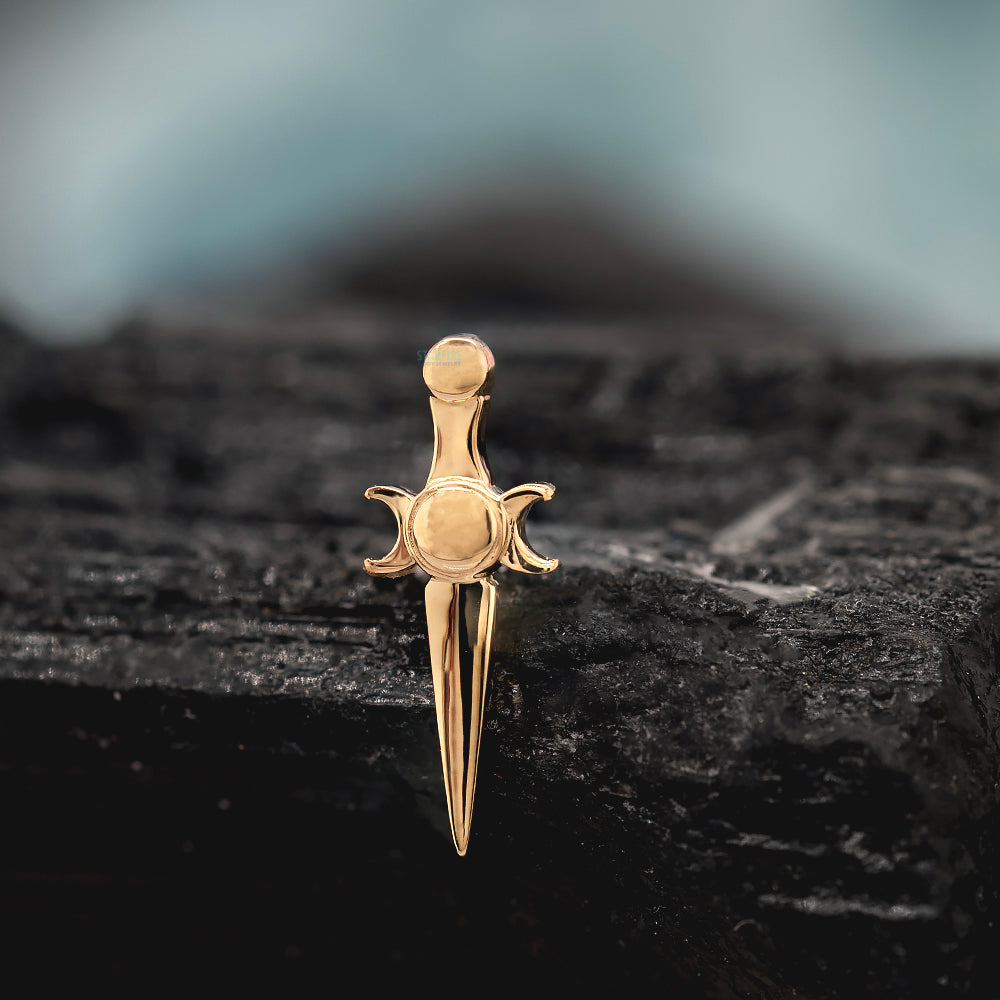 threadless: Dagger #2 End in Gold
