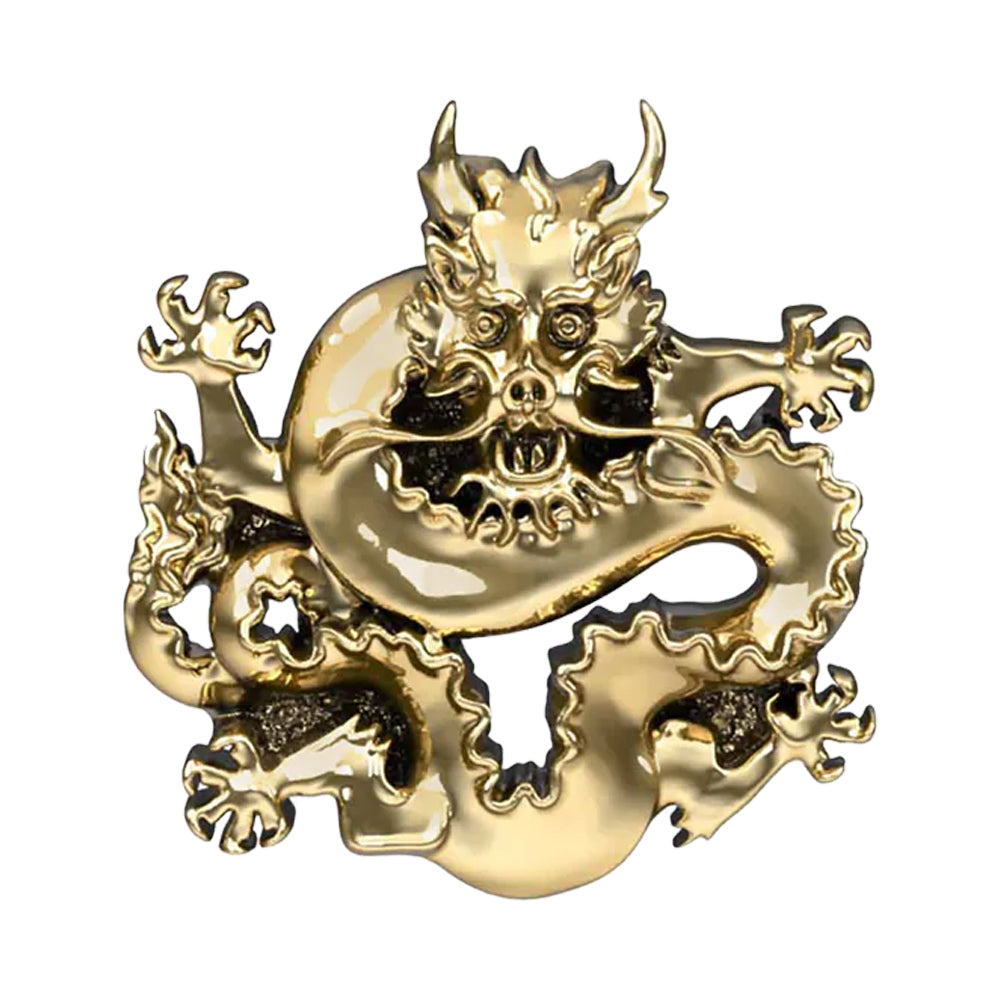 "Imperial Dragon" Threaded End in Gold