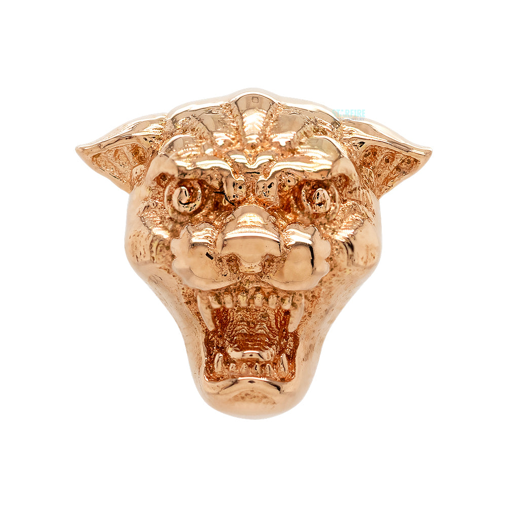 threadless: Panther Head End in Gold