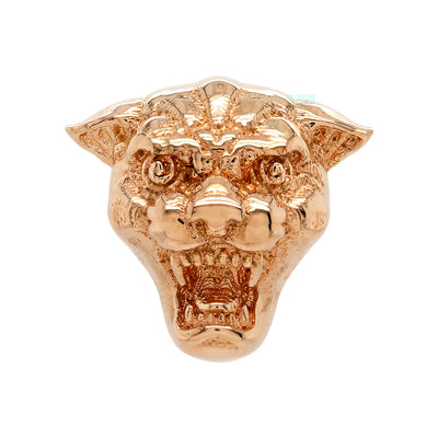threadless: Panther Head End in Gold