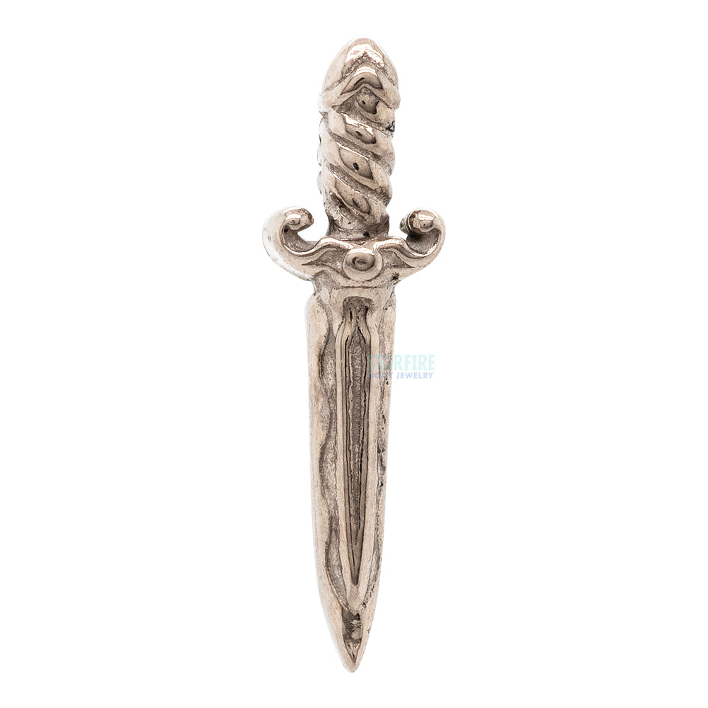 Dagger Straight Threaded End in Gold