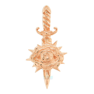 threadless: "Eye of D Dagger" End in Gold